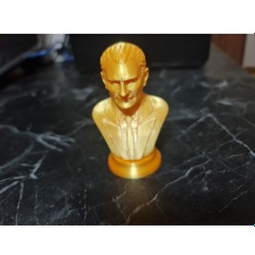Resim Mustafa Kemal Atatürk Mini Büstü Dekoratif Büst Heykel 8 Cm 01 