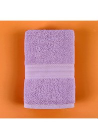 Resim Bordürlü El/yüz Havlusu Tekli Mor 