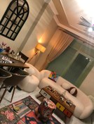 Resim mododizayn mobilya Sunny Koltuk 3+1 Tedy kumaş ekru kanepe ve berjer 