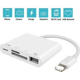 Resim Ason Plus 4in1 Iphone,ipad Lightning To Tf,sd Card USB Kamera Adaptörü NK108L 