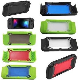 Resim Bosphorusboutique Switch Siyah Nintendo Kapak İçin Ultra Dayanıklı Çizilmeye Karşı Koruyucu Beyaz Arka + Bs 