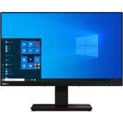 Resim LENOVO T24t-20 62C5GAR1TK 23.8 IPS 4MS 60HZ HDMI+DP+USB-C 3.2 VESA Dokunmatik Monitör 