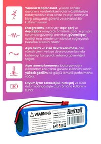 Resim Ilife V8s Uyumlu Batarya Maksimum Kapasite 3500mah 