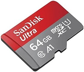 Resim SanDisk Ultra 64GB 140MB/s microSDXC UHS-I Hafıza Kartı DSQUAB-064G-GN6MN 
