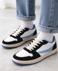 Resim AEROFLEX EasyFit Sneaker - Günlük Spor Mavi Ayakkabı, Kolay Giyilebilir Tasarım, Hafif ve Konforlu Cırtlı 