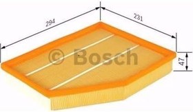 Resim Bosch Hava Filtresi, BMW 5 523i ile Uyumlu, 2001-2010 