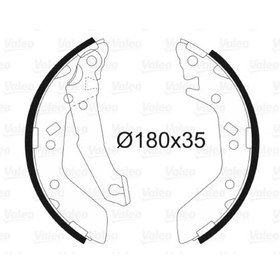 Resim Valeo 564033 Balata Fren Pabuc Arka-(hyundai: Excel 90-95/accent 00-02 Milenyum ) (WH386826) 