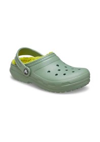 Resim Crocs Classic Lined Clog T Çocuk Terlik - Kaktüs Yeşili Yeşil 
