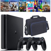 Resim Sony Ps4 1 Tb Slim Kasa 6 Oyunlu 2 Adet V2 Kol Teşhir Ürün 12 Ay Garanti 