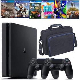 Resim Sony Ps4 1 Tb Slim Kasa 6 Oyunlu 2 Adet V2 Kol Teşhir Ürün 12 Ay Garanti 