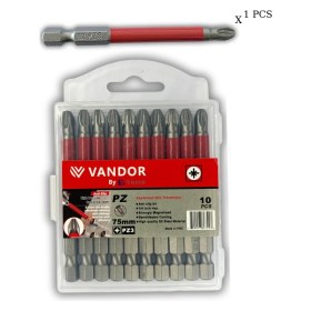 Resim Vandor Anti Slip Bit Kaydırmaz Bits S2 Yüksek Kalite Çelik Pz3 75 - 729927867427 