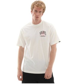 Resim Vans Pickle Champ Ss Erkek T-shirt Vn000m6efs81 Ekru 