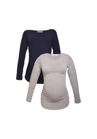 Resim Luvmabelly Myra2302_2304 Hamile Tshirt Seti 