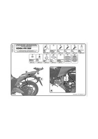 Resim Kappa Klx209 Honda Vfr 1200 F 10-16 Yan Çanta Taşıyıcı Tek Renk 
