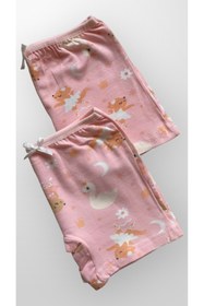Resim Fil Kids Kız Çocuk Pamuklu Kuğu Desenli 2 li Boxer 