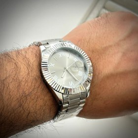 Resim Choppers Gümüş Ton Çelik Kasa Erkek Saat 41MM 