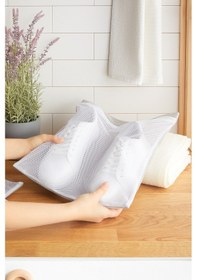 Resim Ocean Home Textile 3'lü Gri Renk Ayakkabı Yıkama Filesi Set 