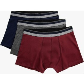 Resim Koton Boxer Seti Şarap 2Klm91269Gk 2Klm91269Gk456 Bordo 