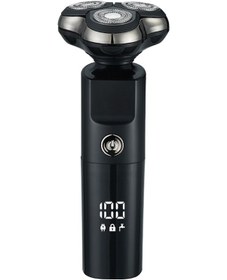 Resim Moveevo Erkekler Için Elektrikli Tıraş Makinesi Sakal Düzeltici 3 Yüzer Başlıklı Tıraş Jileti Yıkanabilir Usb Şarj Edilebilir 