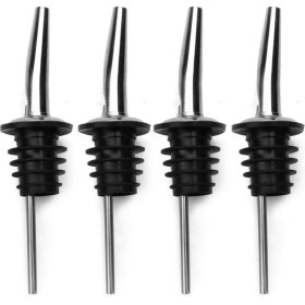 Resim 4 Adet Çelik Şişe Ucu Servis Aparatı, Yağdanlık Tapa, Otel ve Restoran Için 