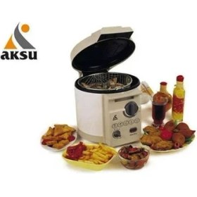 Resim Aksu Kenfry Fritöz Beyaz 