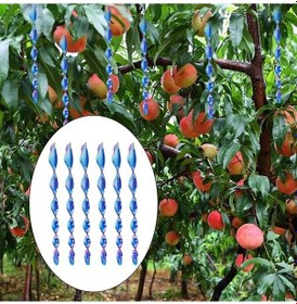 Resim Trendooze Homyl 6 Adet 12 Inç Spiral Yansıtıcı Kuş Kovucu Mavi 