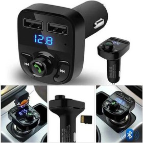 Resim Flamex Bluetooth Fm Transmitter Car X8 