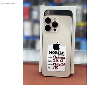 Resim Apple iPhone 16 Pro Max İkinci El TR | 256 GB | Çöl Titanyum 