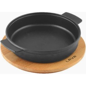 Resim Hype Store , Pişirme Kabı, Lv Eco Gv 17 K4, Yuvarlak Güveç, Ahşap Altlık, Çap 17 Cm, Dökme Demir, Siyah 