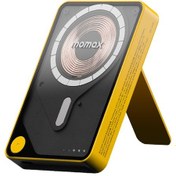 Resim Momax IP132HKY Power X Pro+Magnetic Wireless 10000 mAh Standlı + USB-C Kablo Powerbank Sarı 