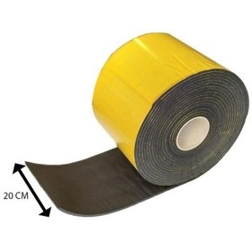 Resim Trself-01 Araç Ses Yalıtım Kauçuk Alev Almaz Bant 20 Cm 15 Metre 