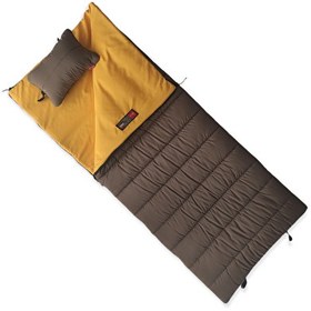 Resim Naturecamp Oga 350 -15 Derece Long Yastıklı Kahverengi Uyku Tulumu 