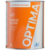 Resim AKZONOBEL Optima 2k 411 Akrilik Astar 1 Litre 