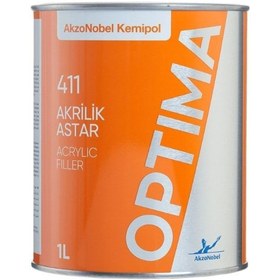 Resim AKZONOBEL Optima 2k 411 Akrilik Astar 1 Litre 