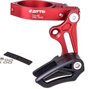 Resim Store 1x Alüminyum Alaşım Zincir Kılavuzu Mtb Bisiklet Tek Hızlı Yol Bölümü Alt Braketi Kırmızı A 