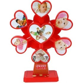 Resim Kırmızı Kurmalı Kalp Çerçeve Lm7378 