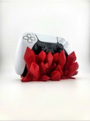 Resim Wuun Store Playstation 5 Kol Tutucu Stand Duelsense Tutucu Kırmızı 