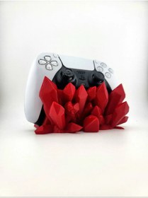 Resim Wuun Store Playstation 5 Kol Tutucu Stand Duelsense Tutucu Kırmızı 