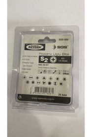 Resim Sgs POZİDRİV UÇLU BİTS PZ2 1/4 25 MM 