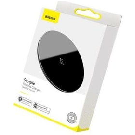 Resim Baseus Simple 15w Upgraded Version Wireless Kablosuz Şarj Cihazı Siyah 