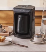 Resim Hatır Köz Türk Kahve Makinesi Rosegold 5 Fincan Kapasiteli Bol Köpüklü Karaca