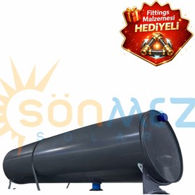 Resim Sönmez Solar Enerji Vakum Tüplü Güneş Enerji 160lt Soğuk Su Deposu (ŞAMANDIRA DEPOSU) 