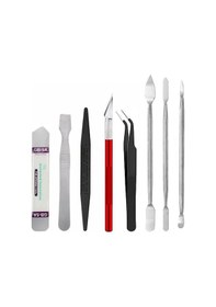 Resim Çok Amaçlı Bilgisayar Tv Notebook Laptop Tablet Telefon 8'li Metal Pena Yardımcı Sökme Açma Aparatı St03 