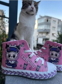 Resim Scarpe Magiche Labubu Pembe Kız Çocuk Ayakkbısı 31-35 Numara Arası Işıksızdır Pembe 