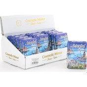 Resim Taşlı İstanbul Tasarımı El Aynası Kalın Model 1 - 9075676525745do 