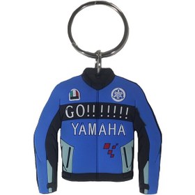 Resim Modaroma Yamaha Mavi Motosiklet Montu Anahtarlık 