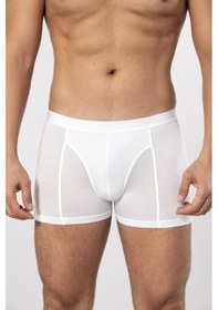 Resim Weweus Beyaz Micro Modal Premium Erkek Boxer 1418 Beyaz 