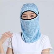 Resim Buz İpek Güneş Koruyucu Maske Erkek Baş Örtüsü Tam Yüz -01 