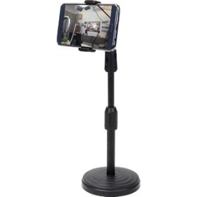 Resim AktarMobile Masa Üstü Telefon Tutucu Stand Ayarlanabilir 18 - 30 cm Yükseklik Kademeli Siyah 