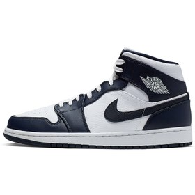 Resim Air Jordan 1 Mid Erkek Basketbol Ayakkabısı 